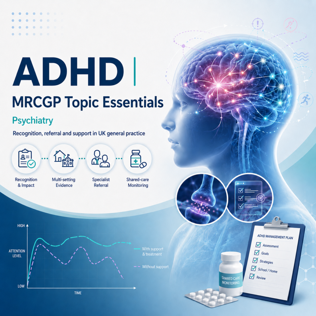 Attention Deficit Hyperactivity Disorder (ADHD) | MRCGP Topic Essentials